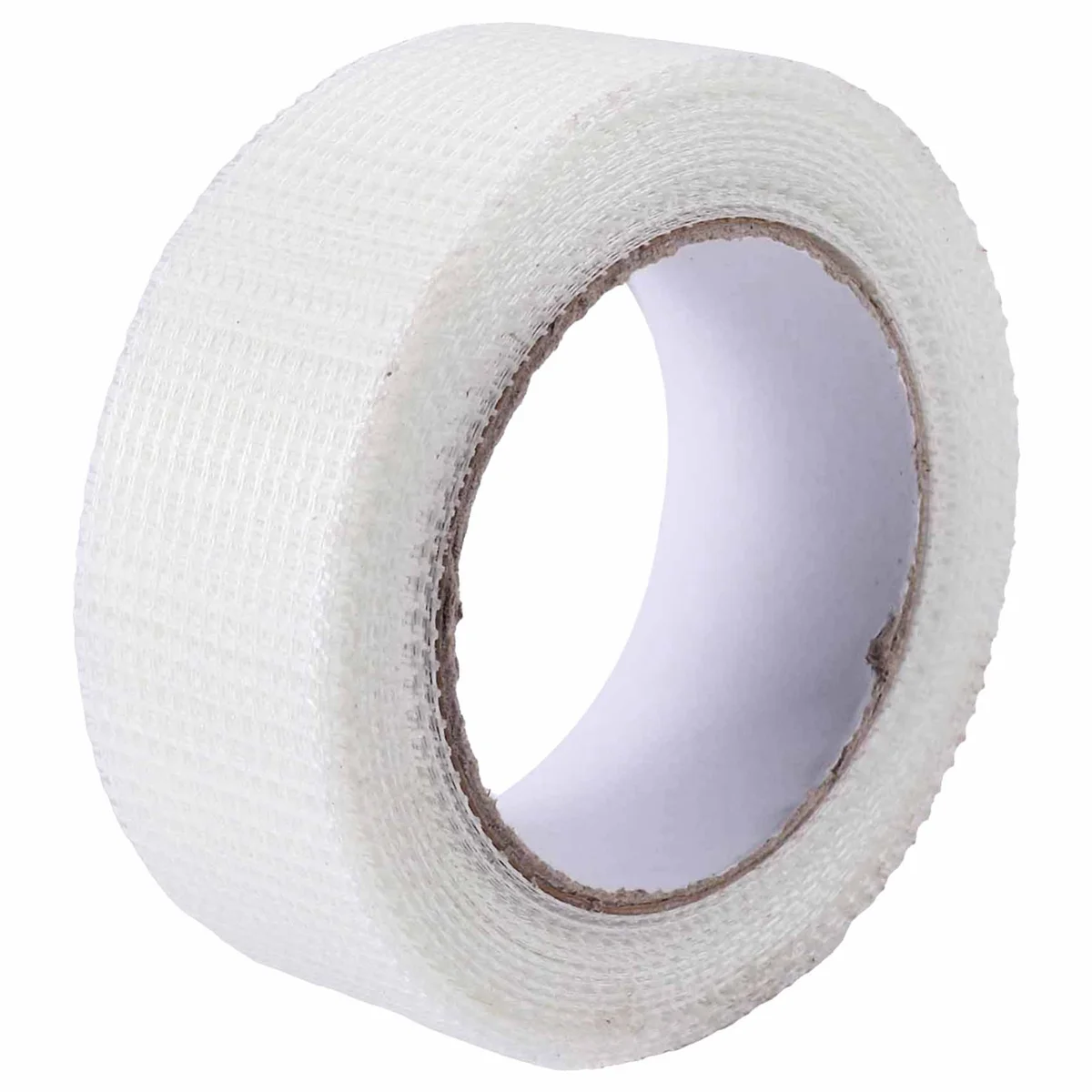 Self-adhesive white fiberglass mesh tape for cracks holes