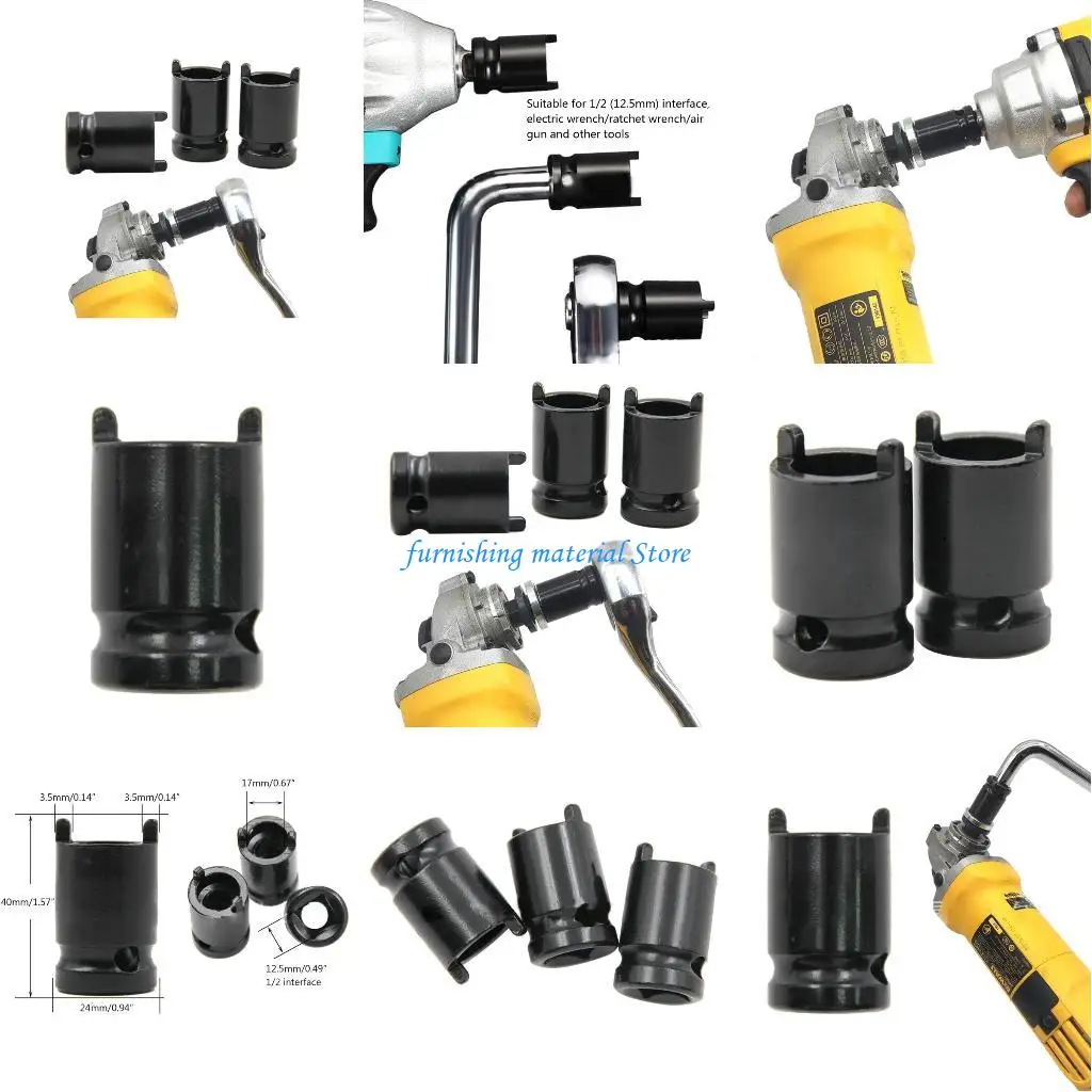 

Y5GD Convenient 12.5mm Grinder Socket Wrench Power Tool Accessory