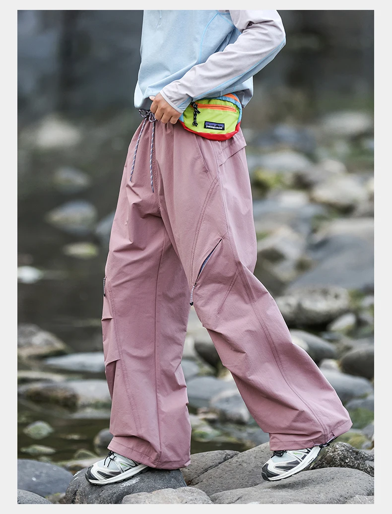 Unisex Loose Fit Hiking Pants with Utility Pockets