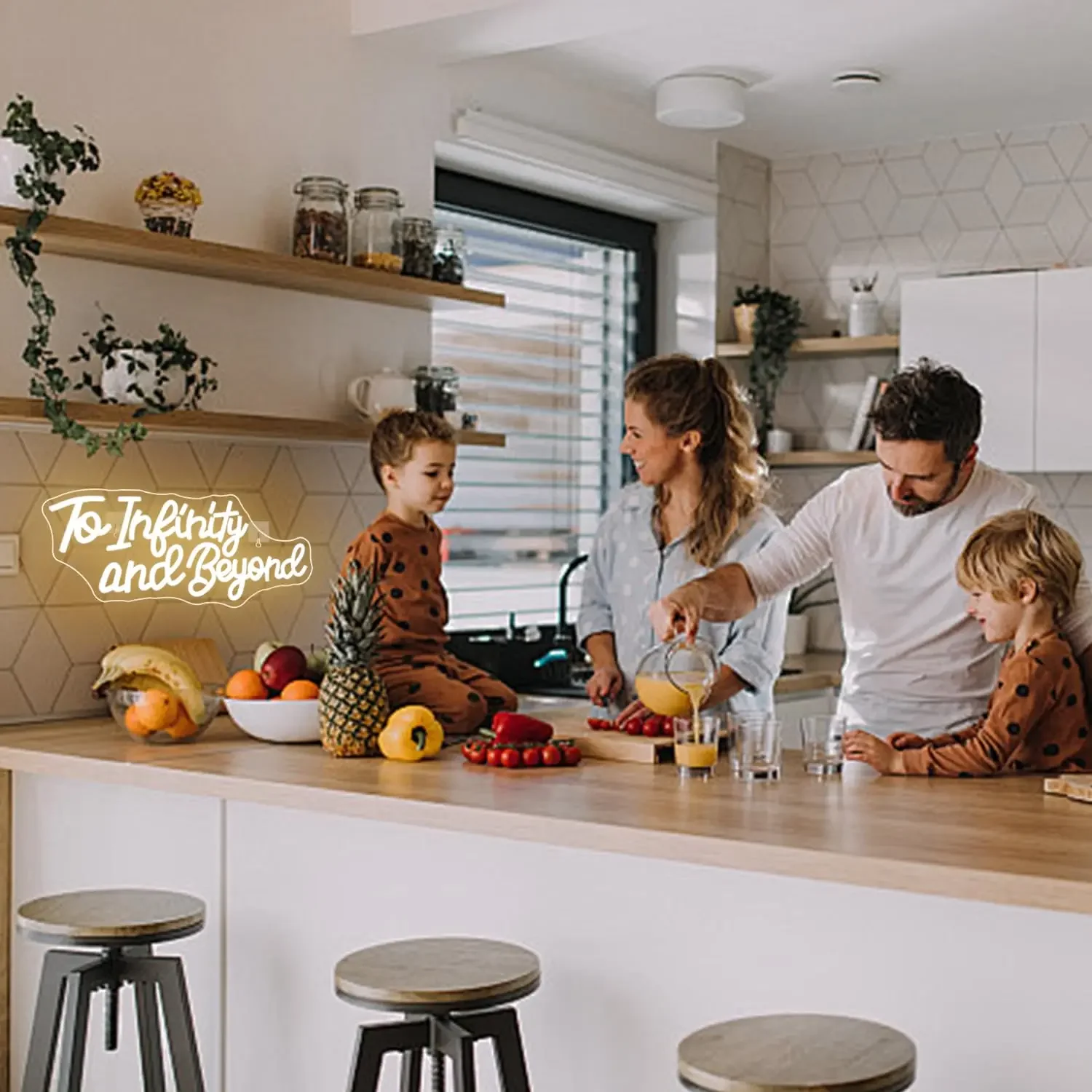 

Неоновые вывески «Бесконечность и за пределами» для классной комнаты, кабинета, спальни, дома, гостиной, окна, вечерние украшения, подарки для женщин и мужчин