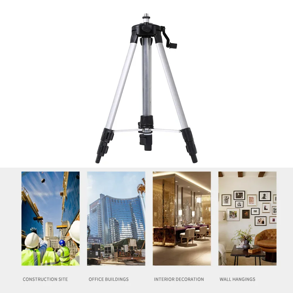 1/1.2M/1.5M Laser Level Tripod Adjustable Height Thicken Aluminum Tripod Stand  Self leveling Tripod Laser Level Tripod Stand