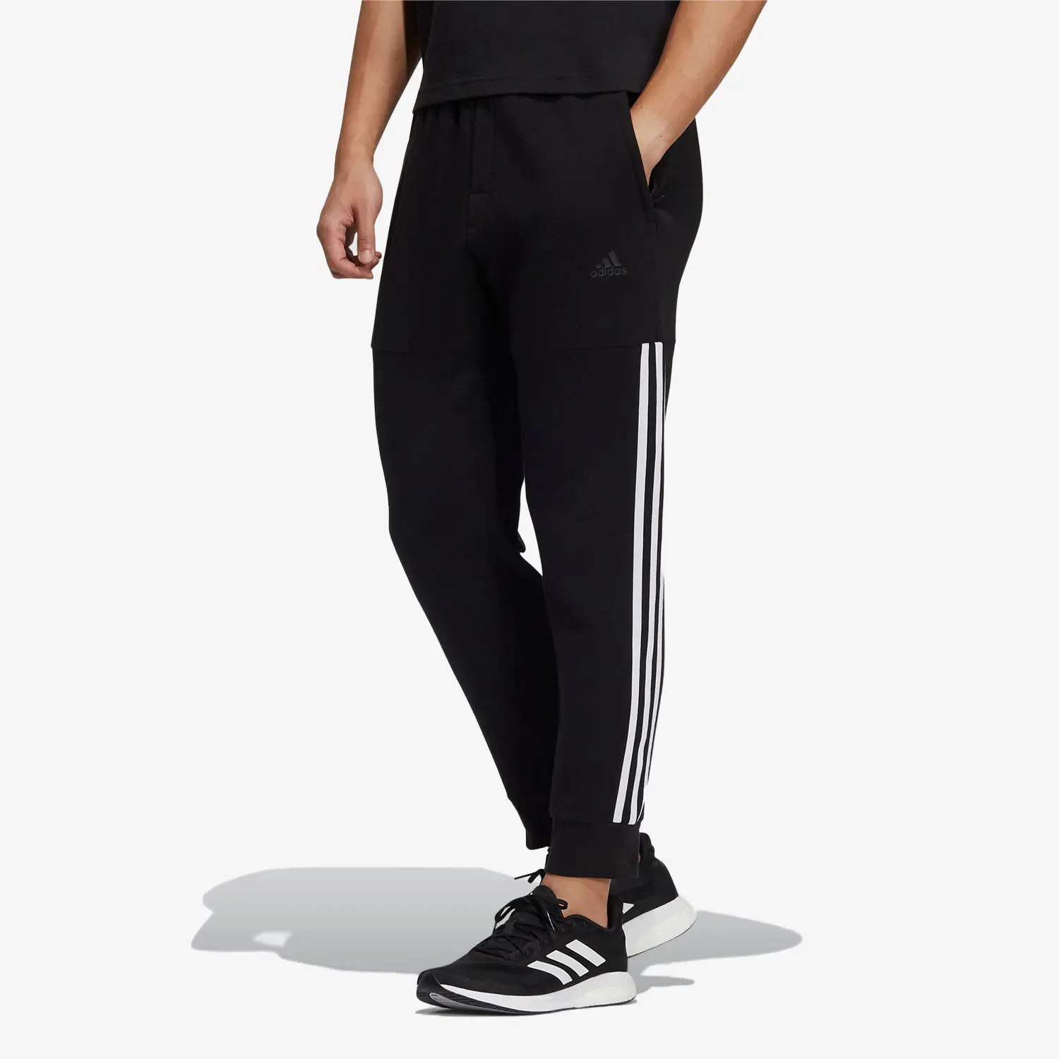 

Adidas Официальные весенние новые мужские спортивные повседневные длинные брюки с манжетами HE7445