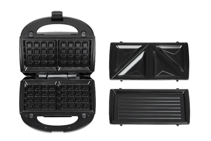 800W 6 in 1 Breakfast Sandwich Maker Set Toaster Breakfast Maker 6 in 1 Toaster Sandwich Maker