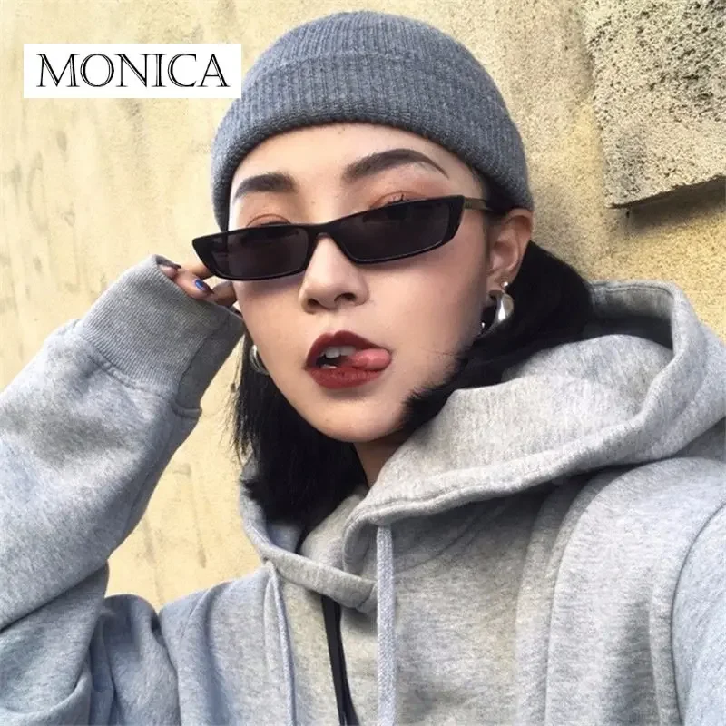 2024 New Retro Small Rectangular Sunglasses Fashion Retro Metal Frame Sun Glasses for Men Women Small Square Sunglasses Summer