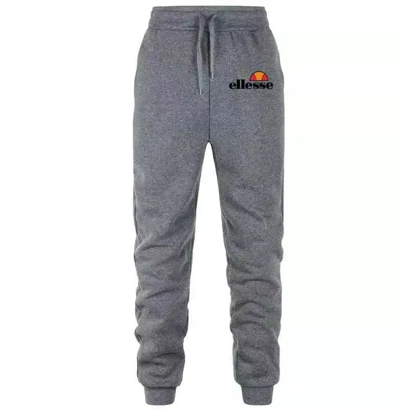 American and European size men's sweatpants spring and autumn fashion trend pattern sweatpants casual small foot sports pants