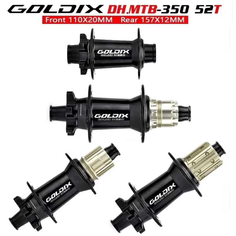 

Велосипедная втулка GOLDIX DH350 MTB: 32H 52T с храповым механизмом с ЧПУ, 6 болтов, 32H Boost Hub для HG/XD/MS (157x12 и 110x20 осей), аксессуары для велосипеда