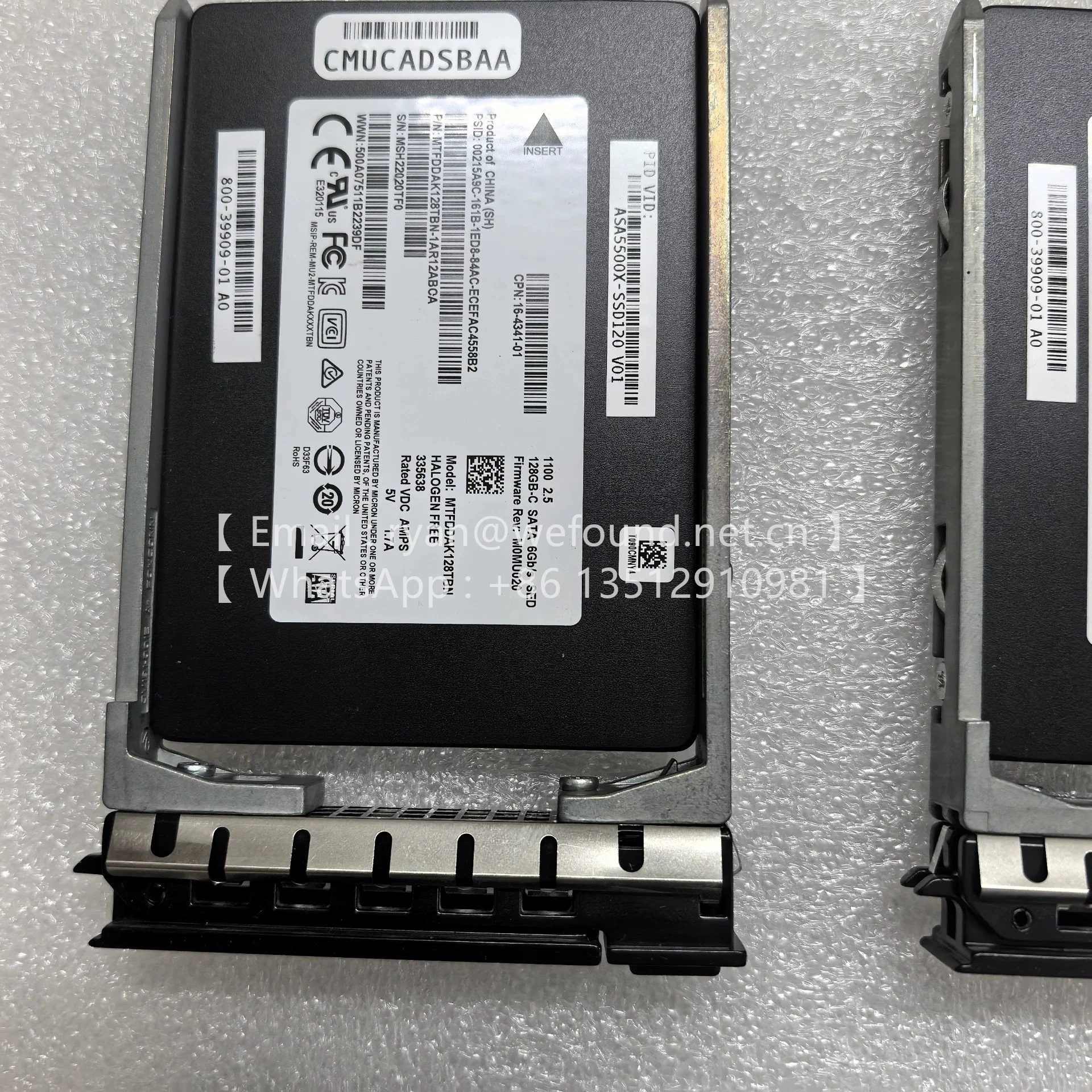 ASA5500X-SSD120 120 GB SATA 6 GB/S ASA 5500 en ASA 5500-X-serie firewalls SSD
