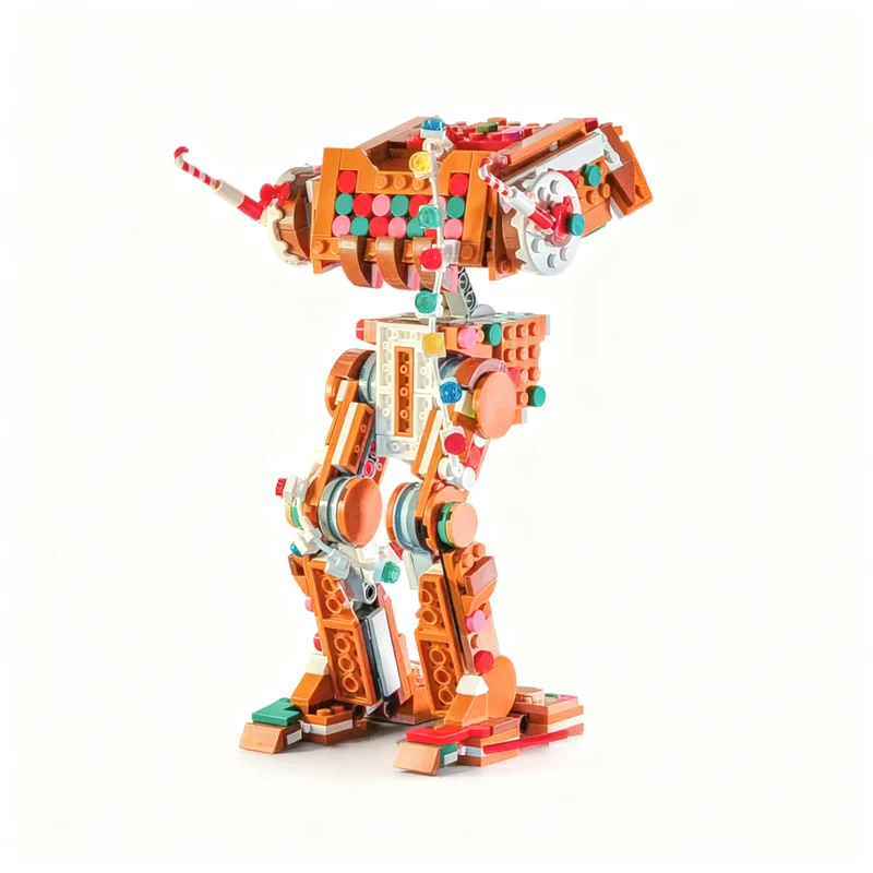 511pcs MOC Gingerbread BD-1 Star Battle Model Building Blocks Christmas Gift Toy Display Craft 3D Creative Collection Education