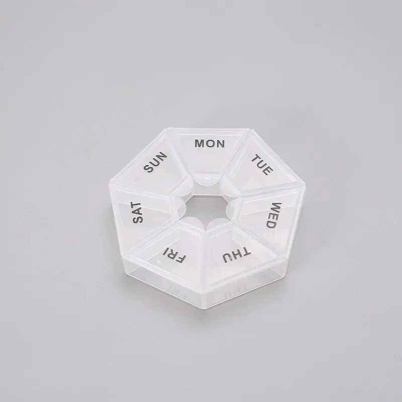 Nieuwe 7 Dagen Pillendoosje Wekelijkse Tablethouder Draagbare Reizen Mini Kleine Pillendoosje Pillendoosjes Organizer Container