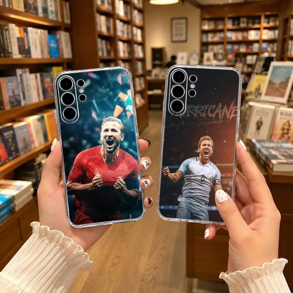 

Footballstar H-Harry Kane Transparent phone Case For Samsung S25,24,21,22,21,20,10,S9Ultra,Plus,Fe,Lite