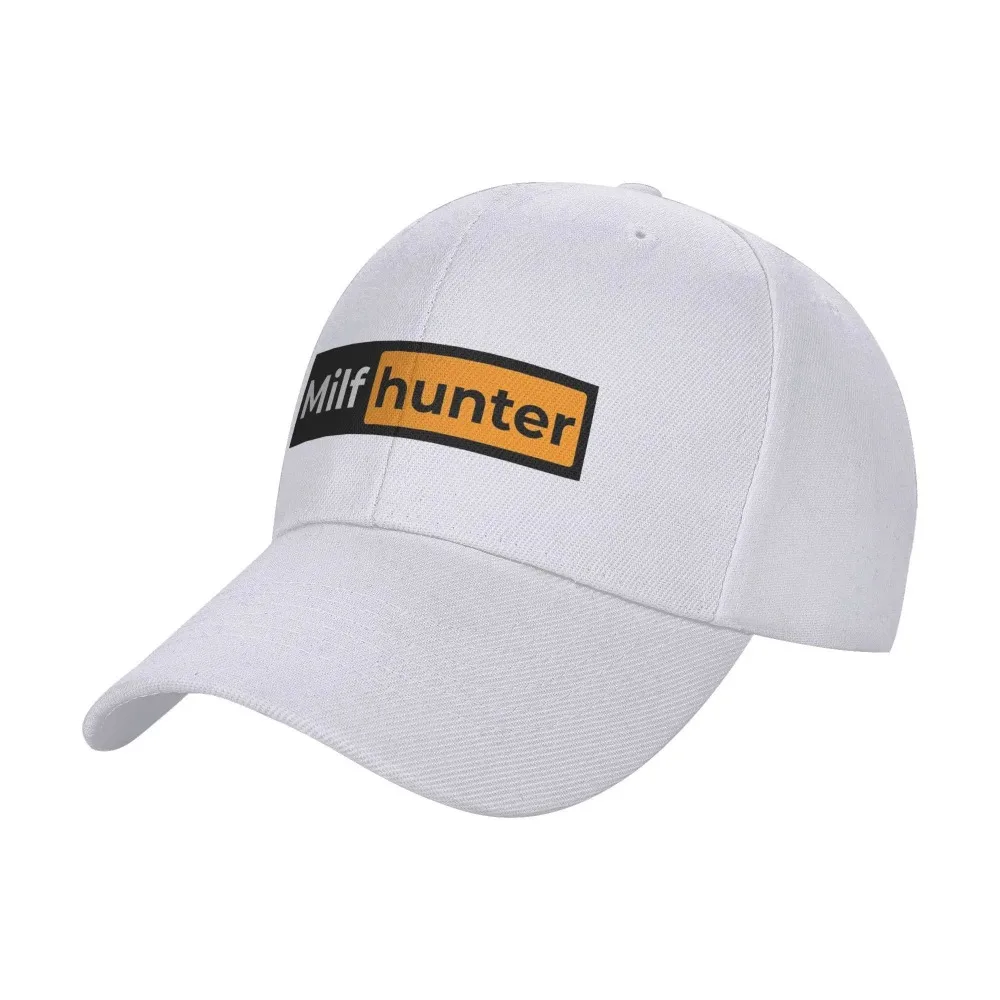 Unisex Cool Funny Milf Hunter Hats Outdoor Baseball Caps Snapback Caps Dad Hat Sun Caps Breathable Trucker Cap Washable