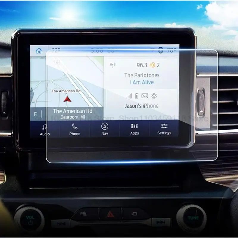 

Протектор экрана из закаленного стекла для Ford Explorer 2013-2017, 8-дюймовый автомобильный GPS-навигатор, аксессуары для защиты от царапин