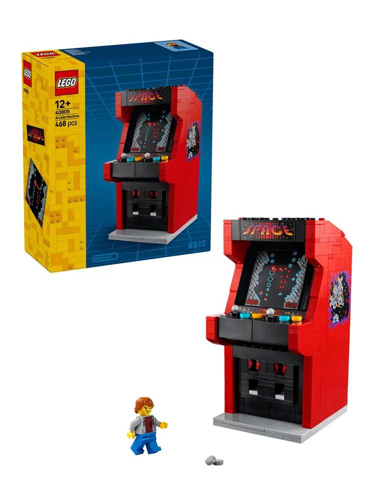 

Lego 40805 Аркадная игровая консоль-сюрприз для мальчиков и девочек, обучающие строительные блоки, игрушки, подарок на день защиты детей