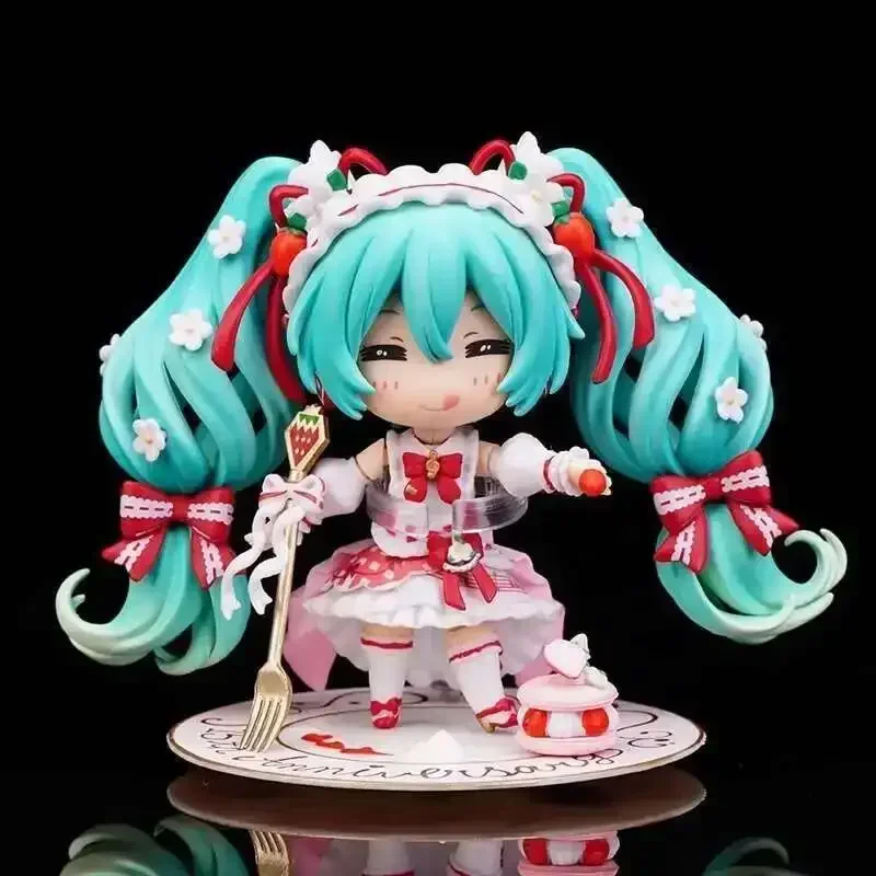 # 1939 Hatsune Miku Anime Figure 15th Anniversary Strawberry Miku Action Figure Collection Modello Doll Toys Regalo
