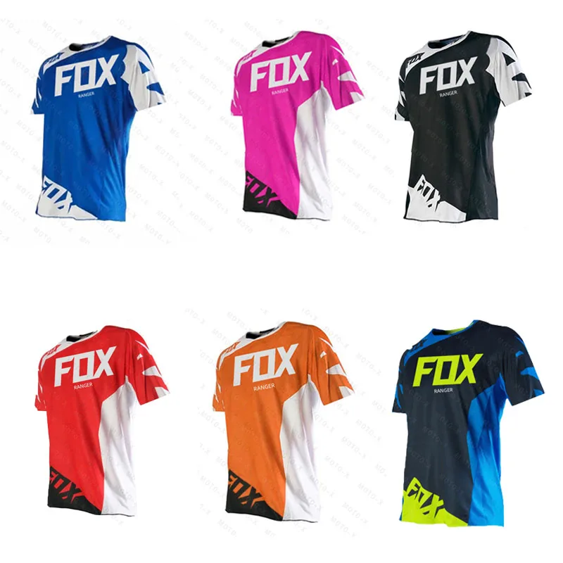 

Men's Downhill Jerseys Camiseta RANGER FOX MTB Mountain Bike Shirts Offroad DH Motorcycle Jersey Racing Off-Road Bicycle Jersey