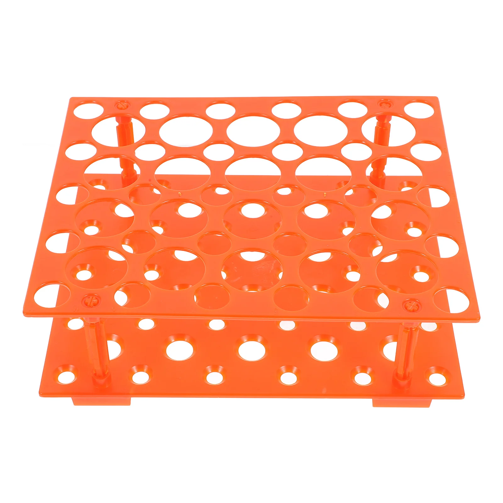 Test Tubes Laboratory Centrifuge Rack Detachable Racks Storage Holder for Orange