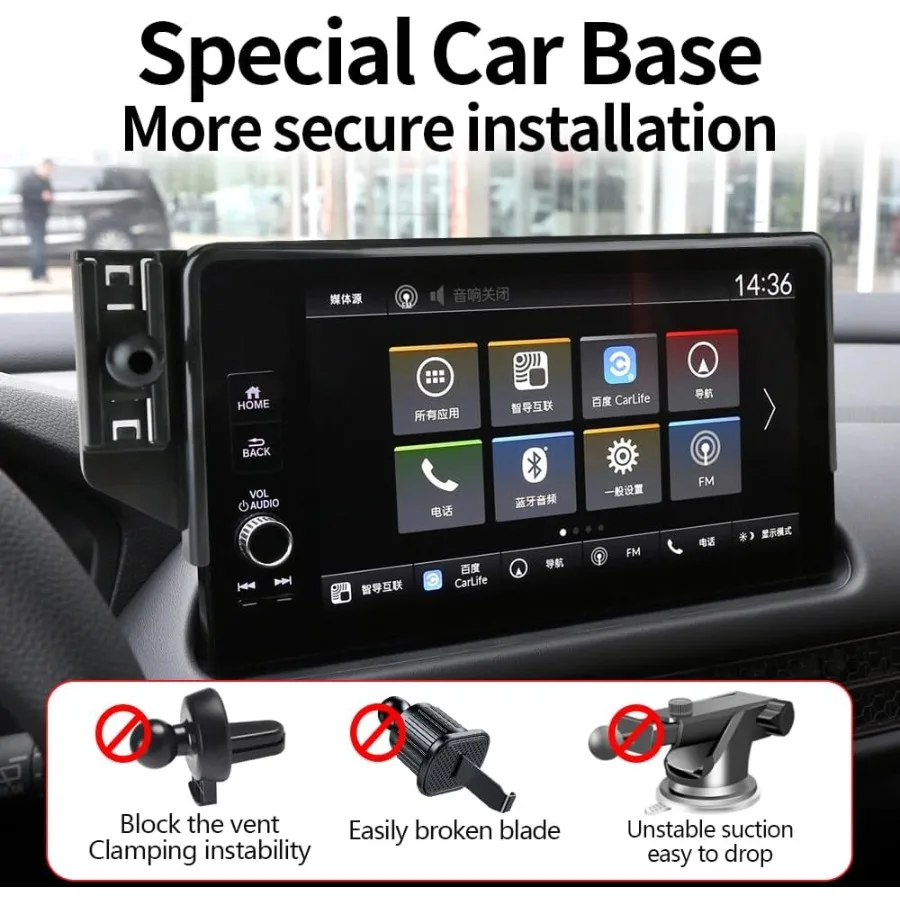 حامل هاتف السيارة لهوندا HRV HRV 2023 2024 2025 2026 LX Sport EXL نماذج مع اكسسوارات السيارات الملاحة شاشة قوس انت #2