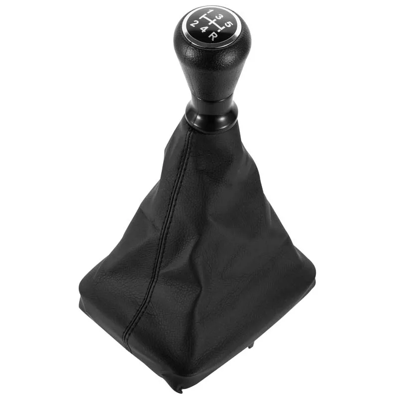 5 Speed Gear Shift Knob Shifter Lever Handball Stick Gaiter Boot Cover for Peugeot 206 207 High-quality Car Interior Accessories