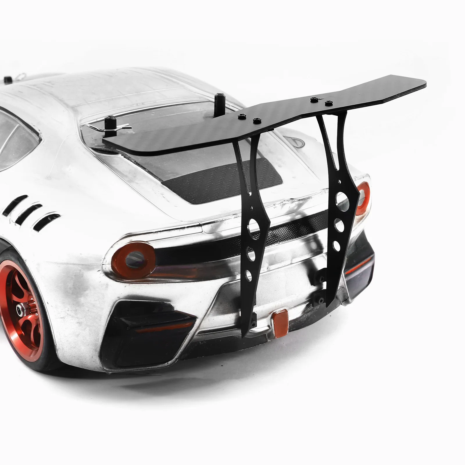 Carbon Fiber Tail Wing Rear Spoiler for 1/10 RC On-Road Racing Rally Drift Car TAMIYA TT01 TT02 XV01 PTG2 HSP 94123 FW06 SAKURA