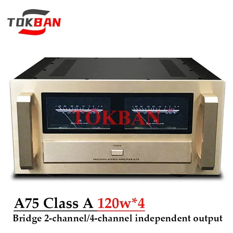 Tokban Accuphase A75 الفئة أ مكبر كهربائي 120 واط * 4 جسر 240 واط * 2 متوازن XLR عالية الطاقة HIFI الراقية مكبر صوت استيريو الصوت