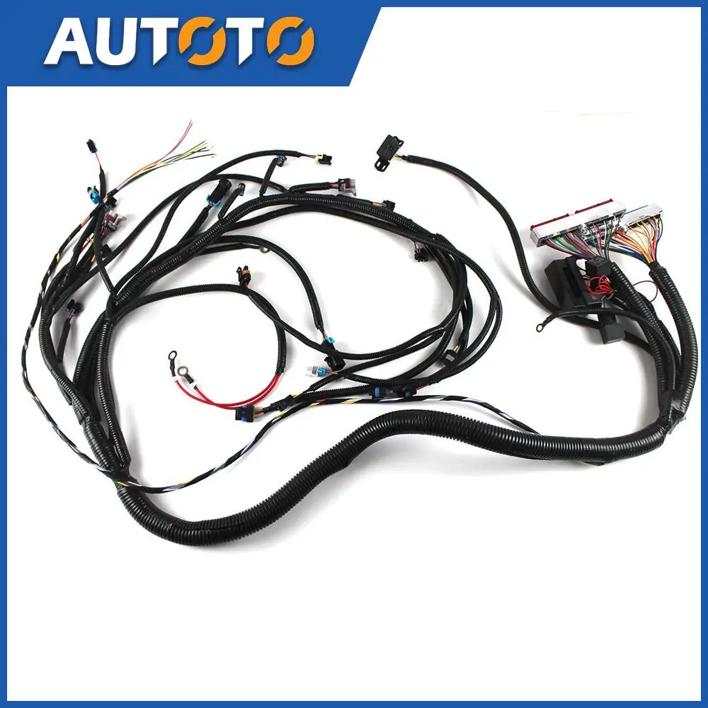 T56 Manual Engine DBC LS1 Standalone Wiring Harness for Camaro Firebird Trans AM 4.8 5.3 6.0, only EV1 or EV6 fuel injectors