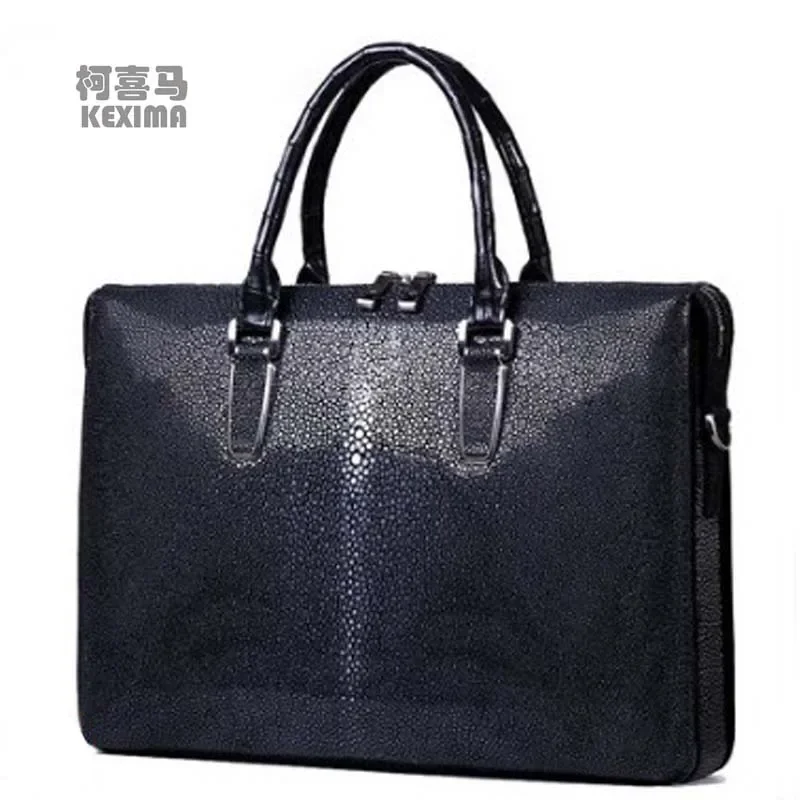 

heimanba new men handbag men's business men briefcase fashion new pure leather men's bag large