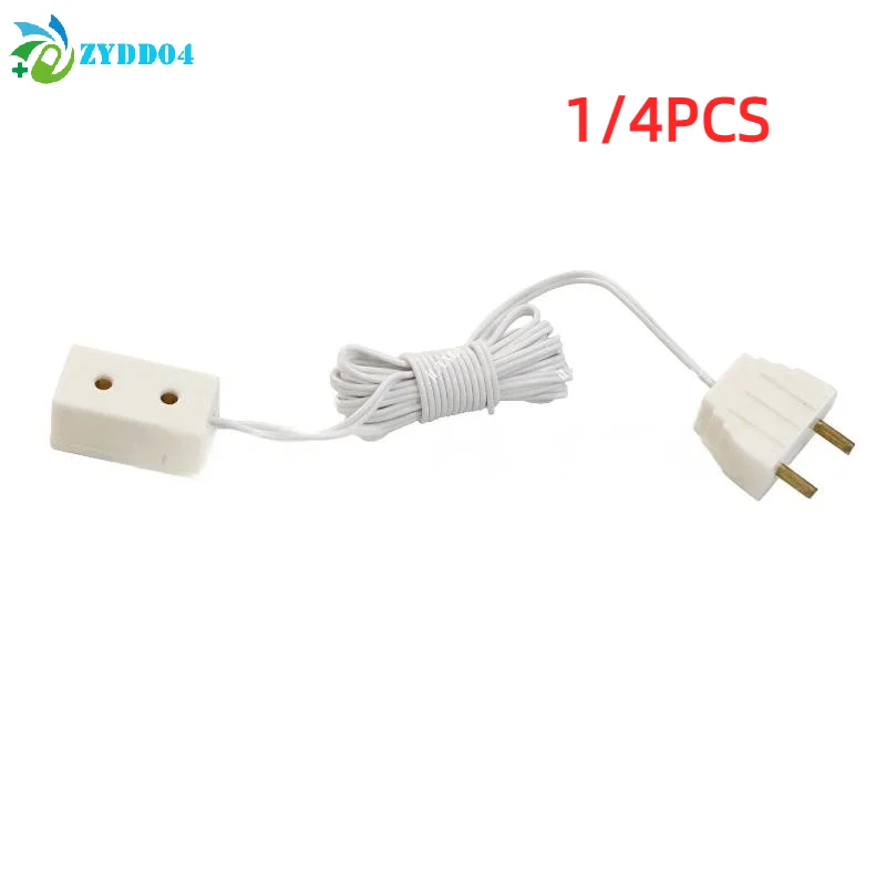 1/4Pcs 1/12 Dollhouse Decorative Lamp Transformer Socket Connection Line Model Home Appliances Accessories Kid Pretend Play Toys