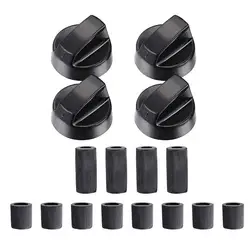 4 Sets Stove Top Control Knobs Univer-sal Thermostat Stove Button Knobs Accessories For Home Kitchen Cookers Knobs & Adapters