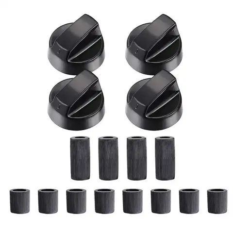 4 Sets Stove Top Control Knobs Univer-sal Thermostat Stove Button Knobs Accessories For Home Kitchen Cookers Knobs & Adapters