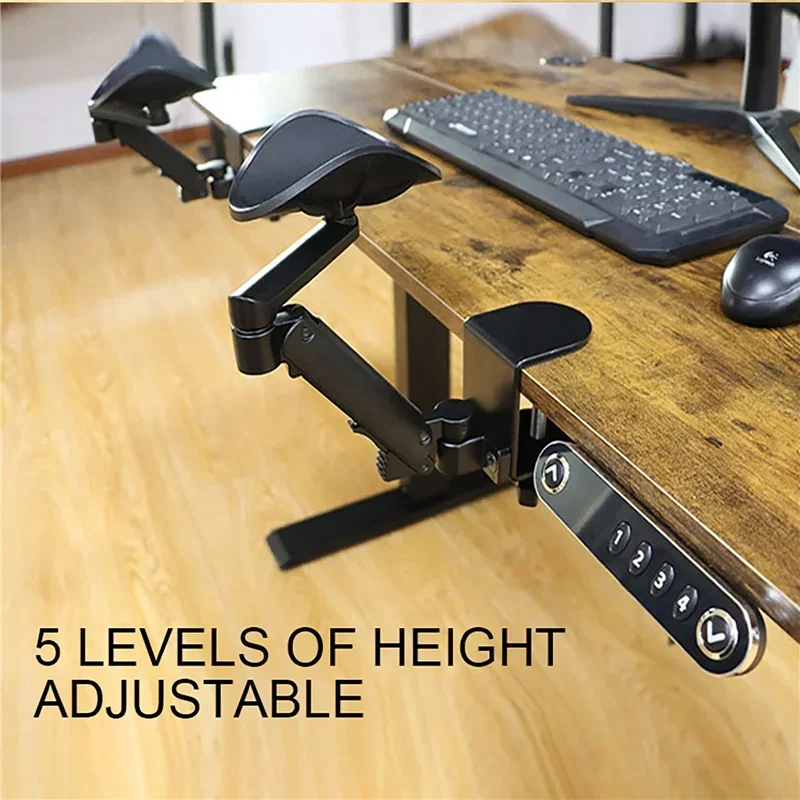 Rotating Computer Desk Arm Rest Ergonomic Arm Rest Support Office Arm Pads Wrist Rest Support Mouse Pad Relieve Hand Shoulder