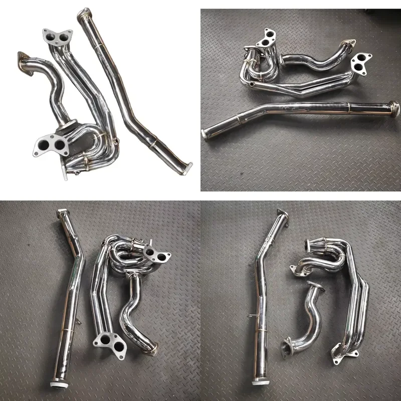 JTLD Polished Unequal Length Design 304 Stainless Steel Exhaust Manifold for TOYOTA GT86 Header for SUBARU BRZ Front Pipe S