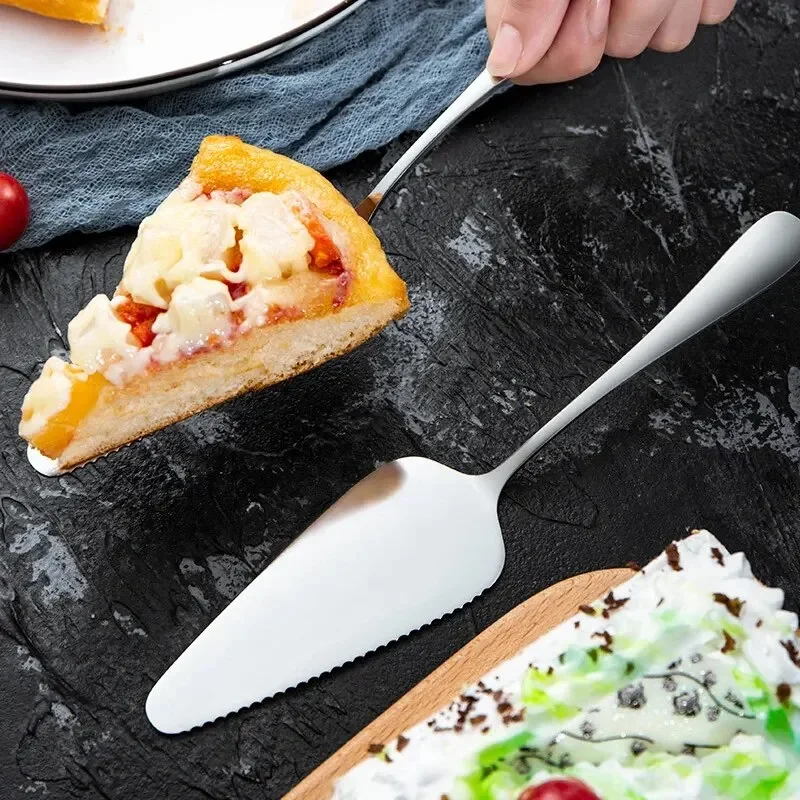 1pc Stainless Steel Cake Shovel Knife Dessert Set Pie Pizza Cheese Divider Knives Baking Tools