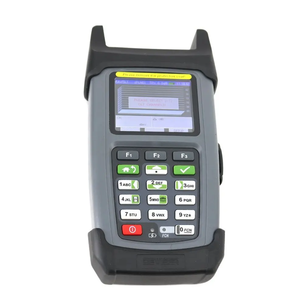 Deviser DS2460Q Digital Multi-Functional QAM Analysis Meter Spectrum Analyzer Analog Signals CATV Cable Network Tool