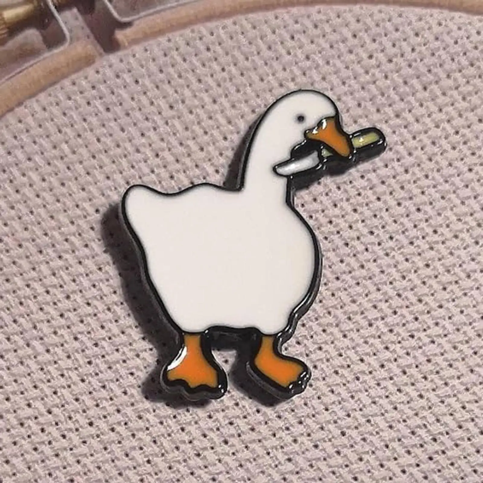 Portaagujas con forma de animal para manualidades, soporte para agujas de quilting con forma de pato, soporte para agujas de quilting con forma de animal lindo para herramientas de quilting
