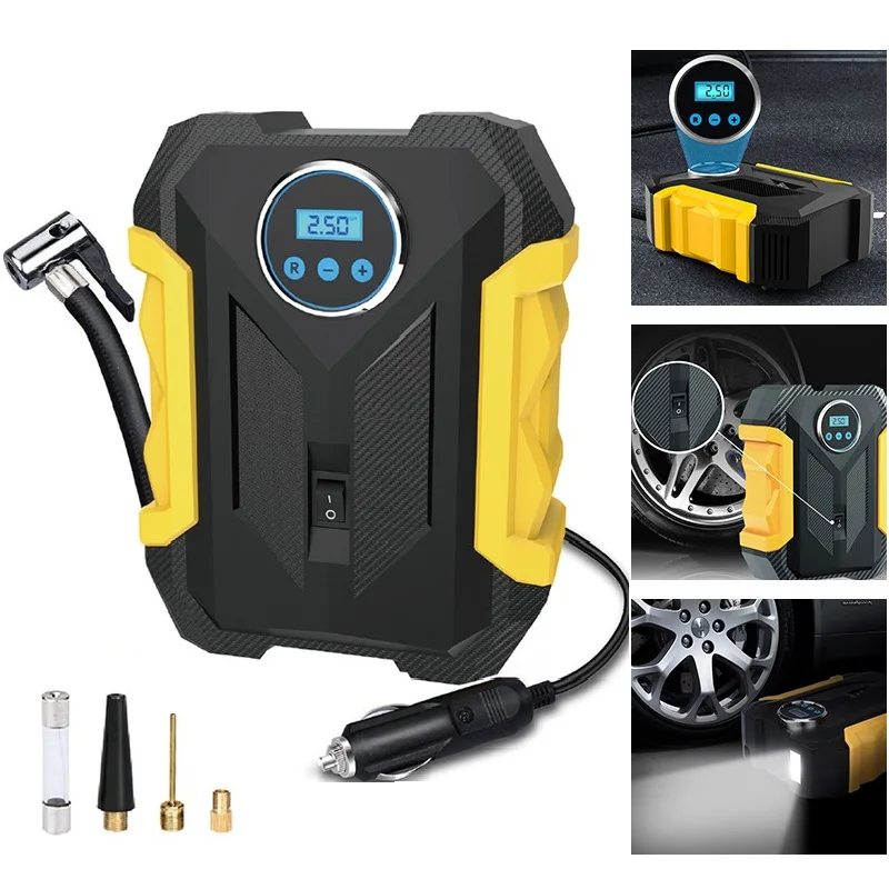 Bomba de aire para coche de 35L/min, bomba de compresor de aire para coche de 150PSI, Inflador de neumáticos de coche DC12V para coches, motocicletas y bicicletas