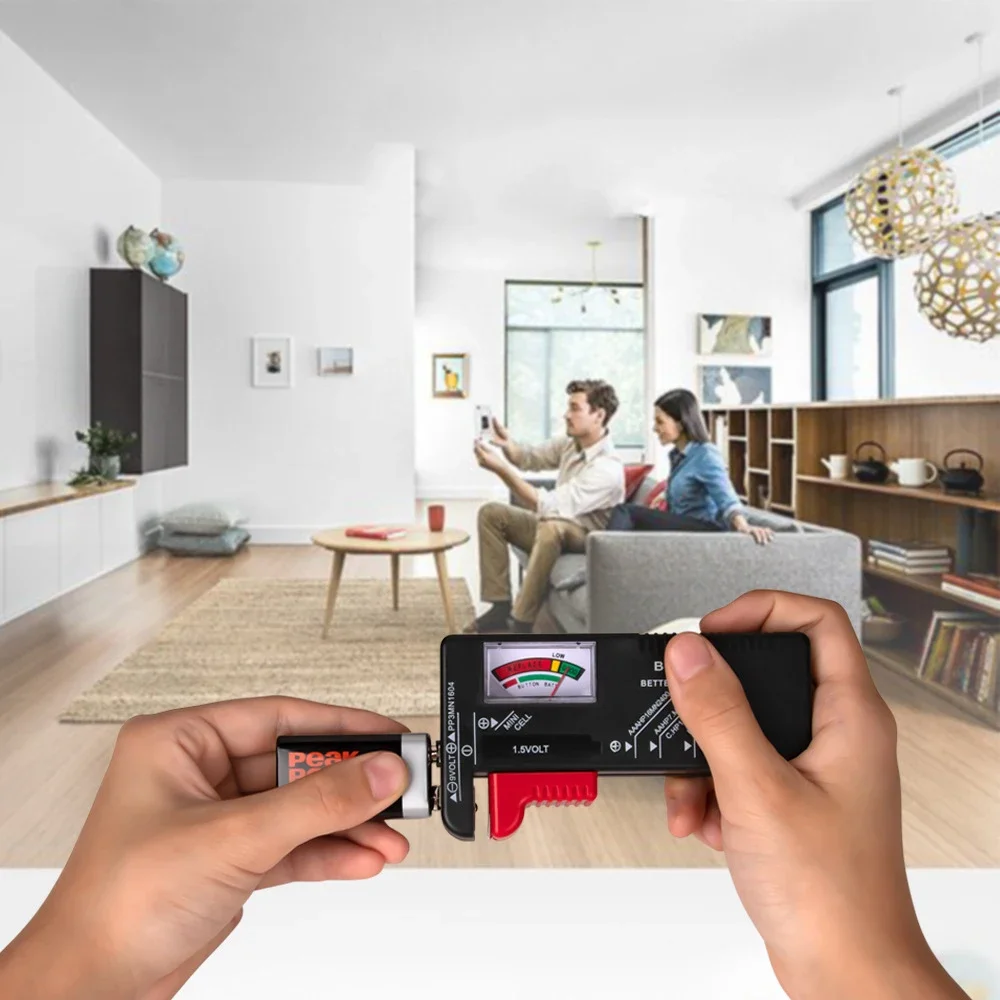 New Pointer Type Battery Tester Battery Capacity Meter Power Detector Battery Capacity Detector Capacitance Diagnostic Tool