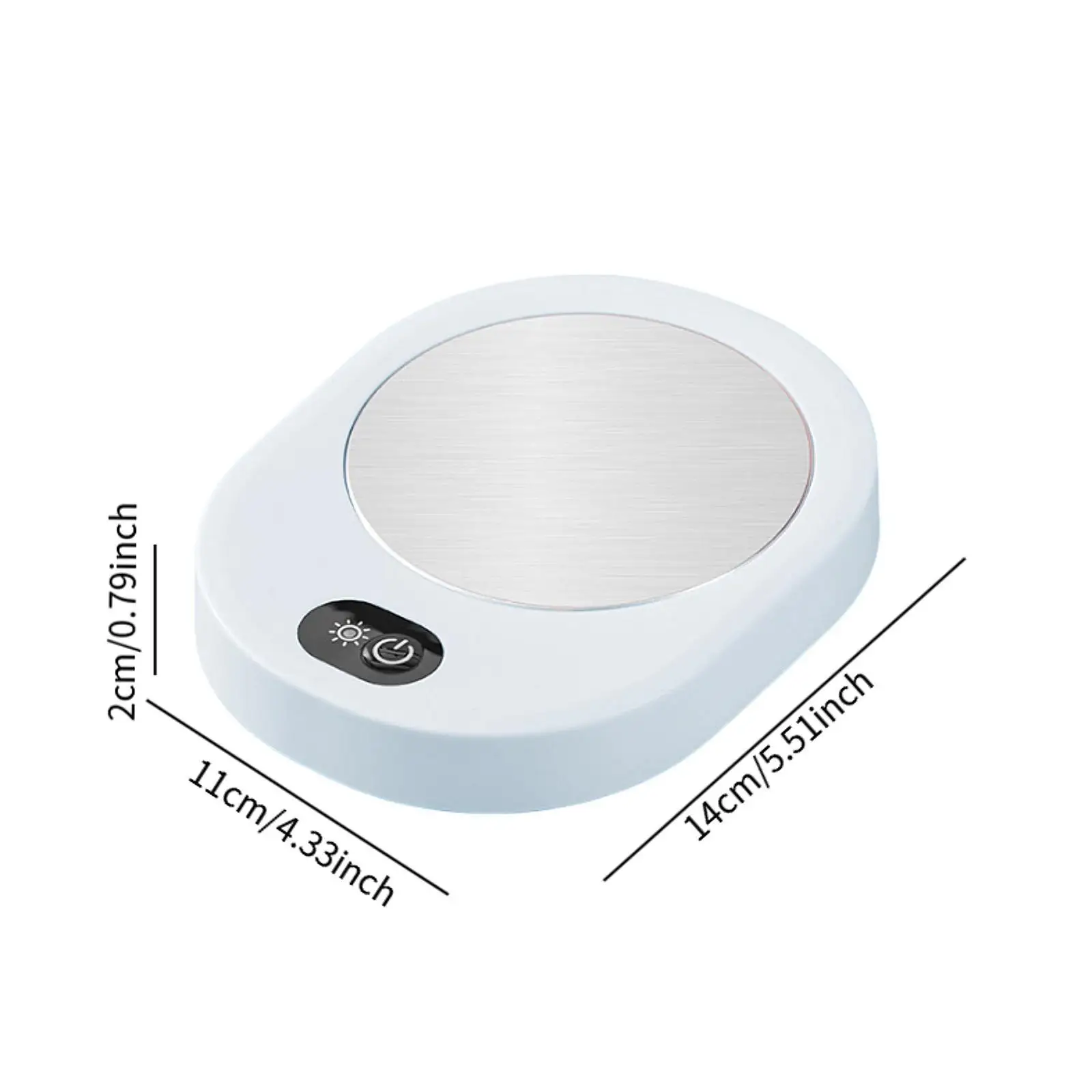 Coffee Warmer for Desk Non Slip Portable Electric Beverage Warmer for Water