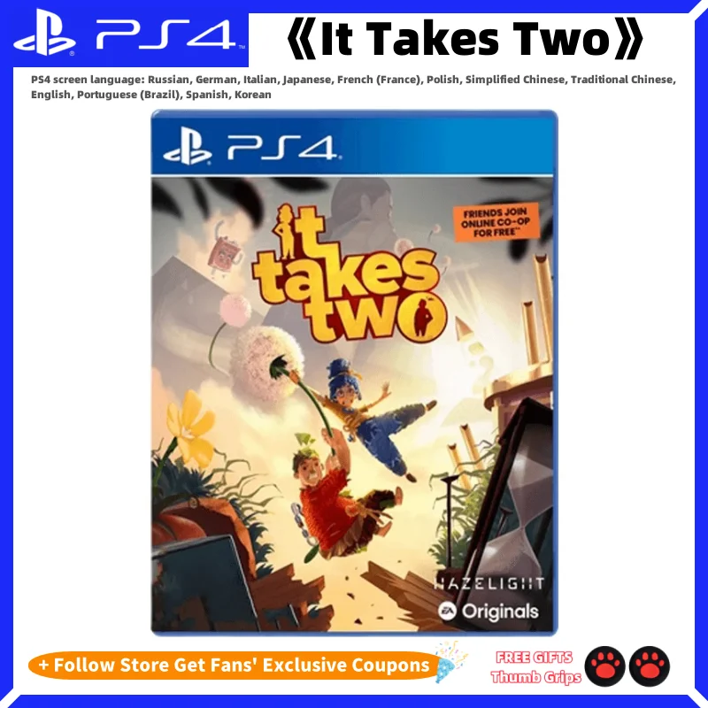 SONY PlayStation 4 PS4 New Game It Takes Two Game CD PlayStation5 PS5 cooperative Game Disk Deal It Takes Two PlayStation4 PS4