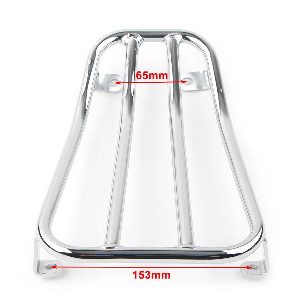 For Piaggio VESPA GTS300 2017-2023 CNC Foot Pedal Rear Luggage Rack Bracket Holder Motorcycle Accessories Black/Chrome