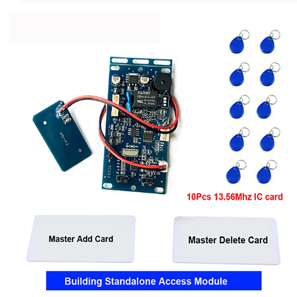 

125 кГц/13,56 МГц RFID бесконтактная система контроля доступа, модуль внутренней связи, встроенный модуль контроля доступа