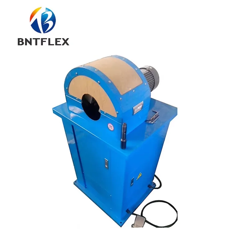 BNT65F hydraulic hose skiving machine price with external and Internal skving function