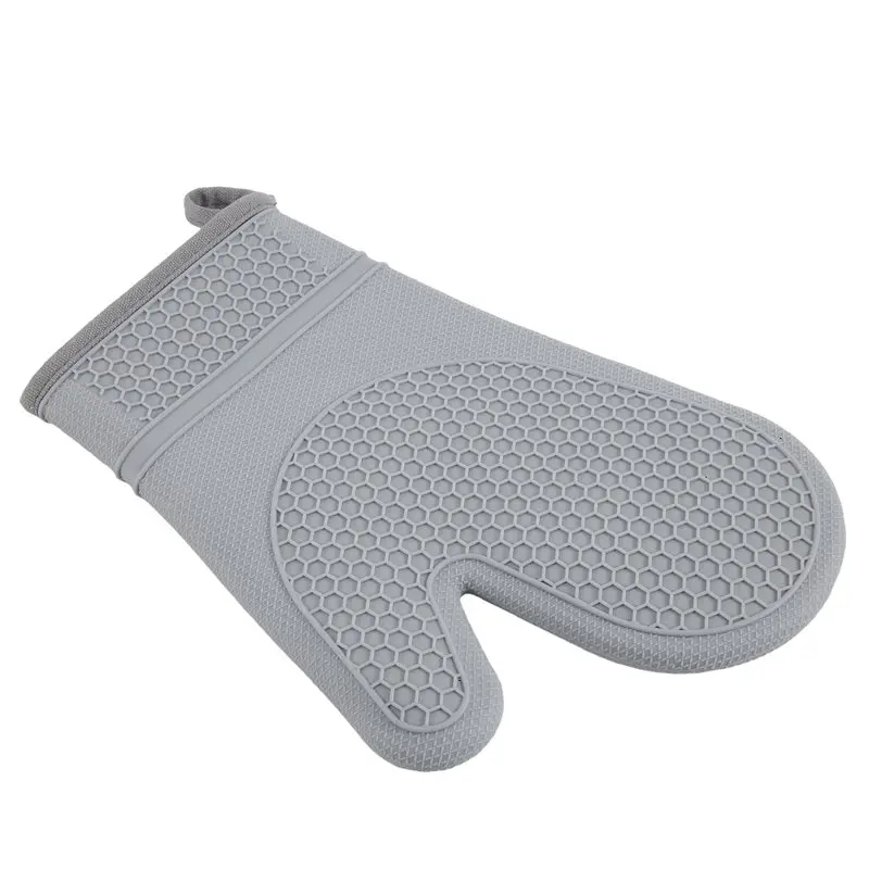 A96K-Grip Heat And Slip Resistants Silicone Oven Mitts Set, Waterproof, BPA-Free, Thick Gloves For Cooking Kitchen
