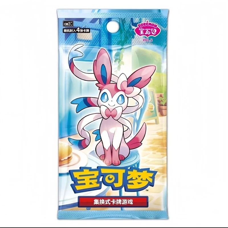 Original Pokemon Sammelkarten PTCG CBB2C Gem Pack Vol.2 Vereinfachte Chinesische Sammlung Echte Booster-Pack-Box Auf Lager