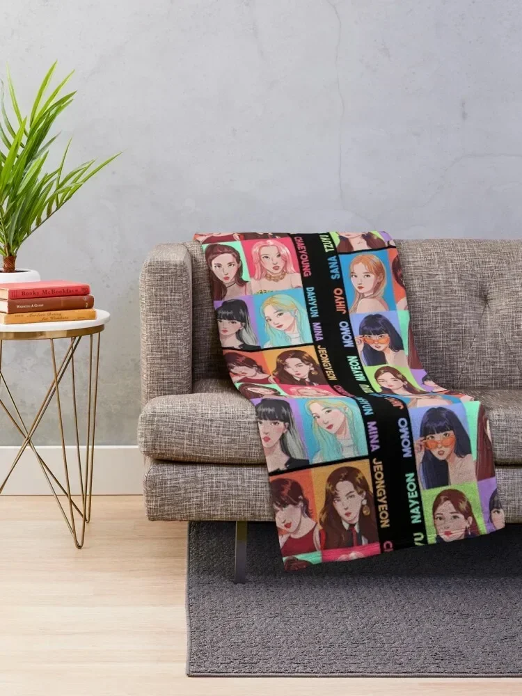 SHFKSJD TWICE BAKJF Throw Blanket Decoratives blankets and throws Blankets