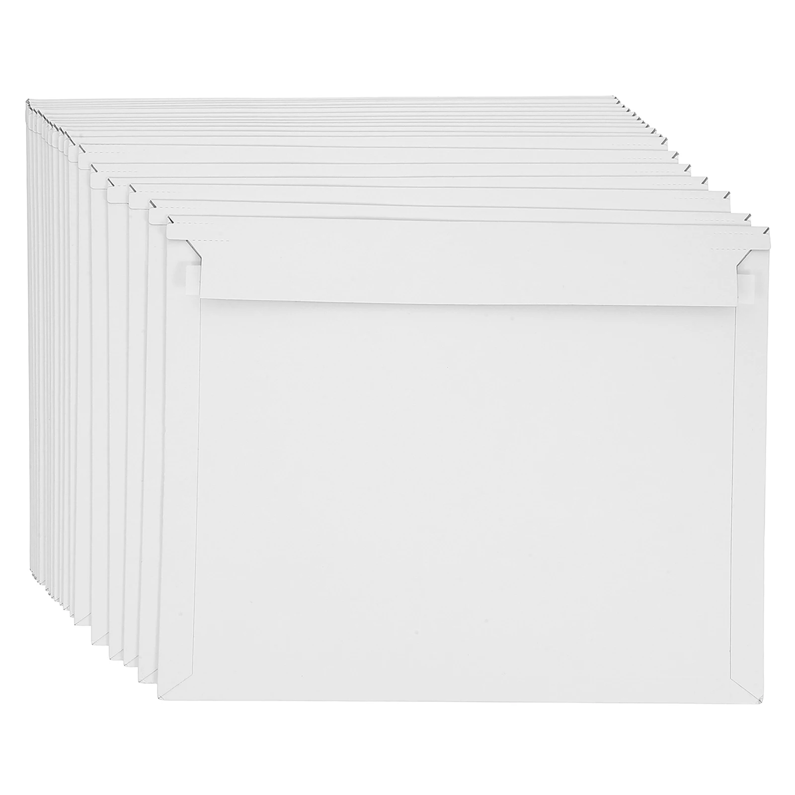 20 stuks platte stijve mailers voor kunstprints en belangrijke documenten met openingsdocument mailers