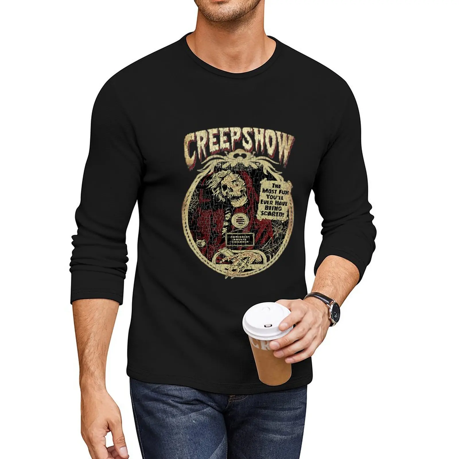 Creepshow Long T-Shirt anime clothes vintage t shirt black t shirts sweat shirts men t shirt