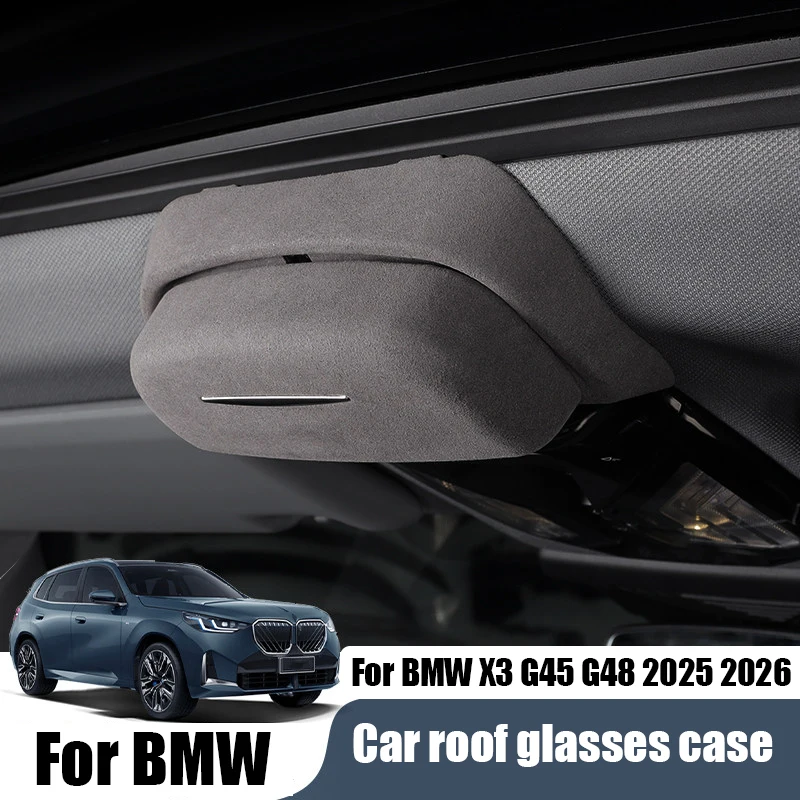 

for BMW X3 G45 G48 2025 2026 Car roof glasses case Car glasses case Car interior storage items