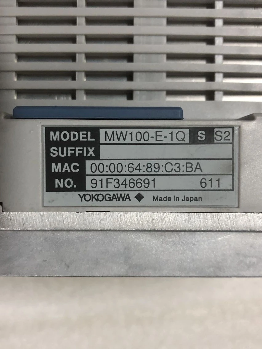 YOKOGAWA Yokogawa Module MW100-E-1Q Original Stock