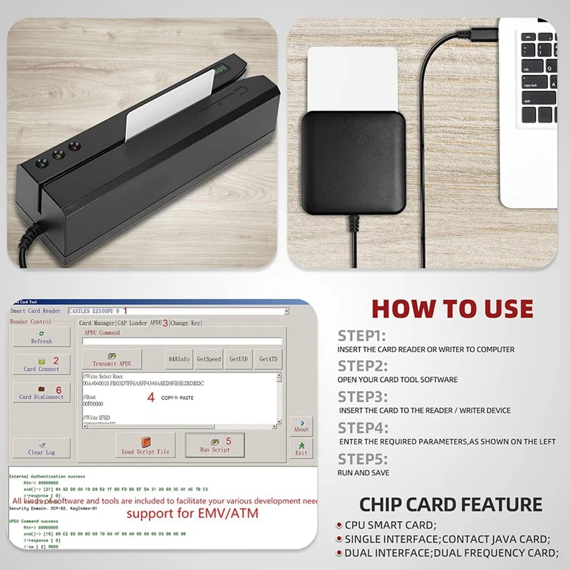 J3R150 Chip Java JCOP Card - UNFUSED Dual Interface Chip Java JCOP4 Cards,With EMV Function,1Pack