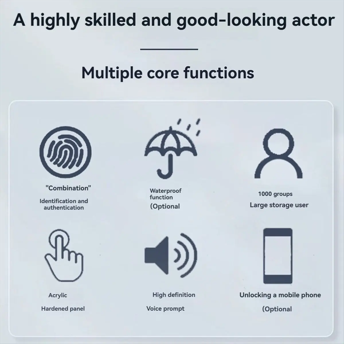 

NFC Tuya Контроль доступа Клавиатура по отпечаткам пальцев 125K RFID 13,56M IC Автономная система доступа Устройство открывания дверей Устройство считывания карт Разблокировка